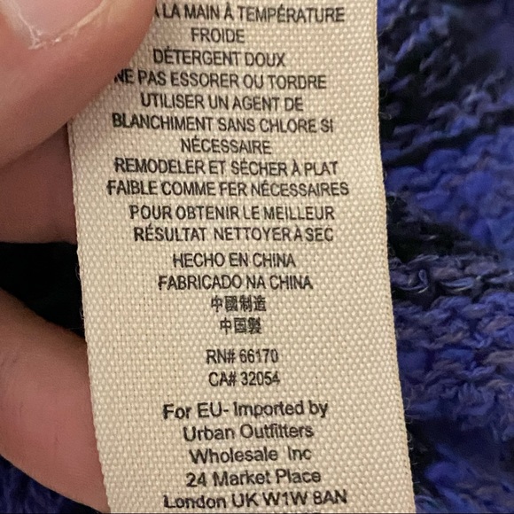 Free People Striped Pullover Frayed MEDIUM - Picture 6 of 7